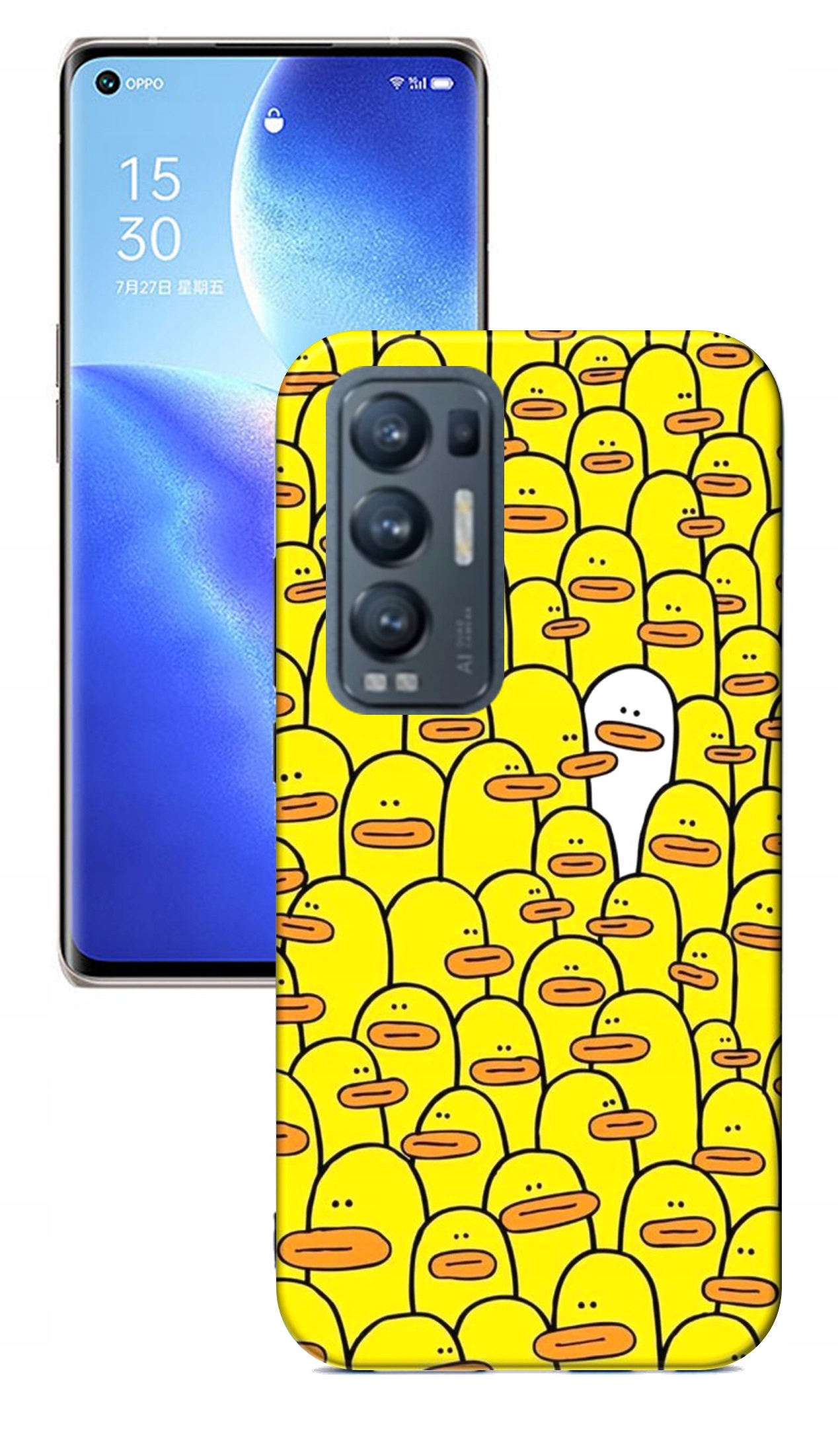 

Etui matt case do Oppo Reno 5 Pro Plus Modne Wzory