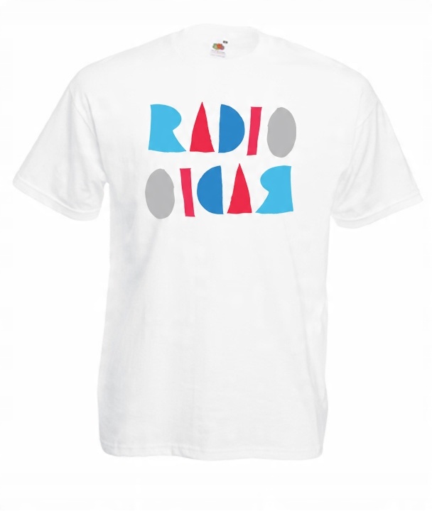 

M Koszulka Męska Radio On The Air Mikrofon Wzór