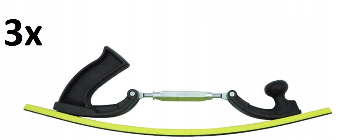 Hebel na brúsenie po oblúku 70x420 mm leštiaca podložka Pružná lišta 3ks