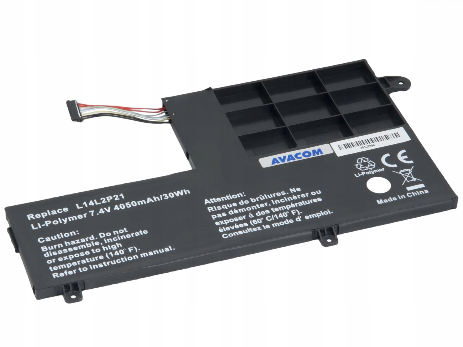 Avacom batéria pre Lenovo S41, Yoga 500-151BD Li-Pol 7, 4 V 4050mAh 30Wh…