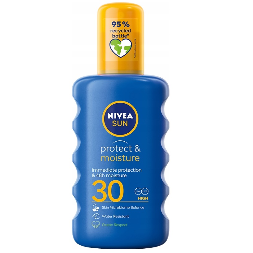 Nivea_Sun Protect & Moisture Hydratační balzám na opalování SPF30, 200 Ml