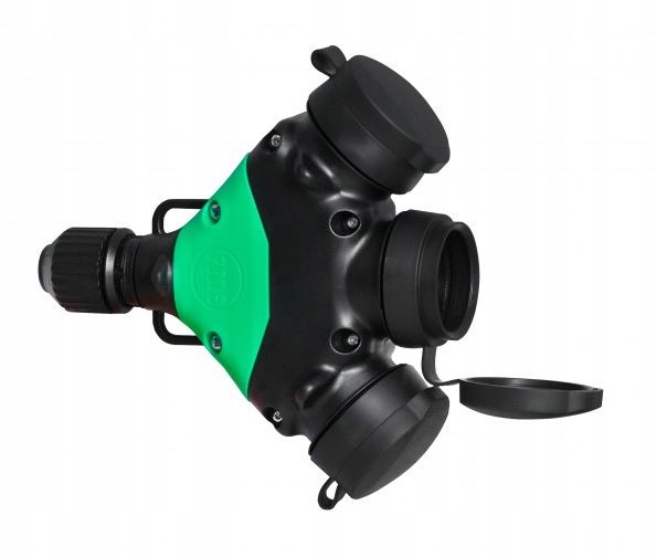 F-Elektro Rozgałęźnik gumowy 3x230V 16A IP44