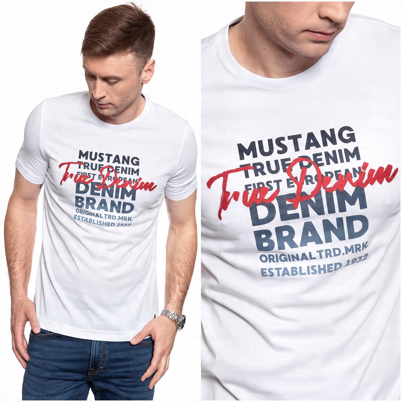 

Mustang Alex C Męska Koszulka T-shirt M