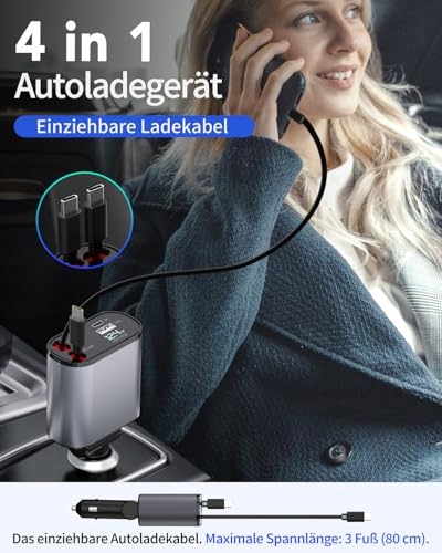 AIMTEL Samochodowa Ładowarka USB C Do iPhone Galaxy AirPods Pixel — miniatura 6