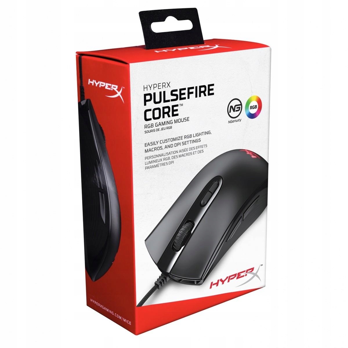 HyperX Pulsefire Core Black Usb Gaming Mouse