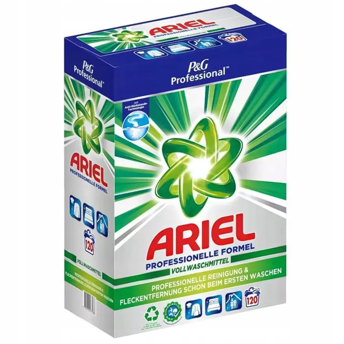 Levně Ariel Professional prací prášek 120 p 7,2 kg