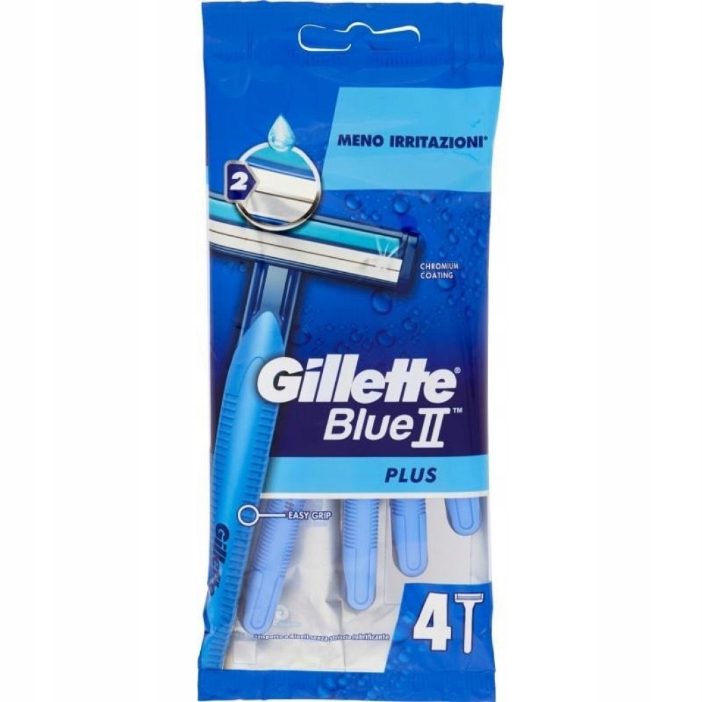 

Gillette Blue II Plus jednorazowe maszynki 4szt