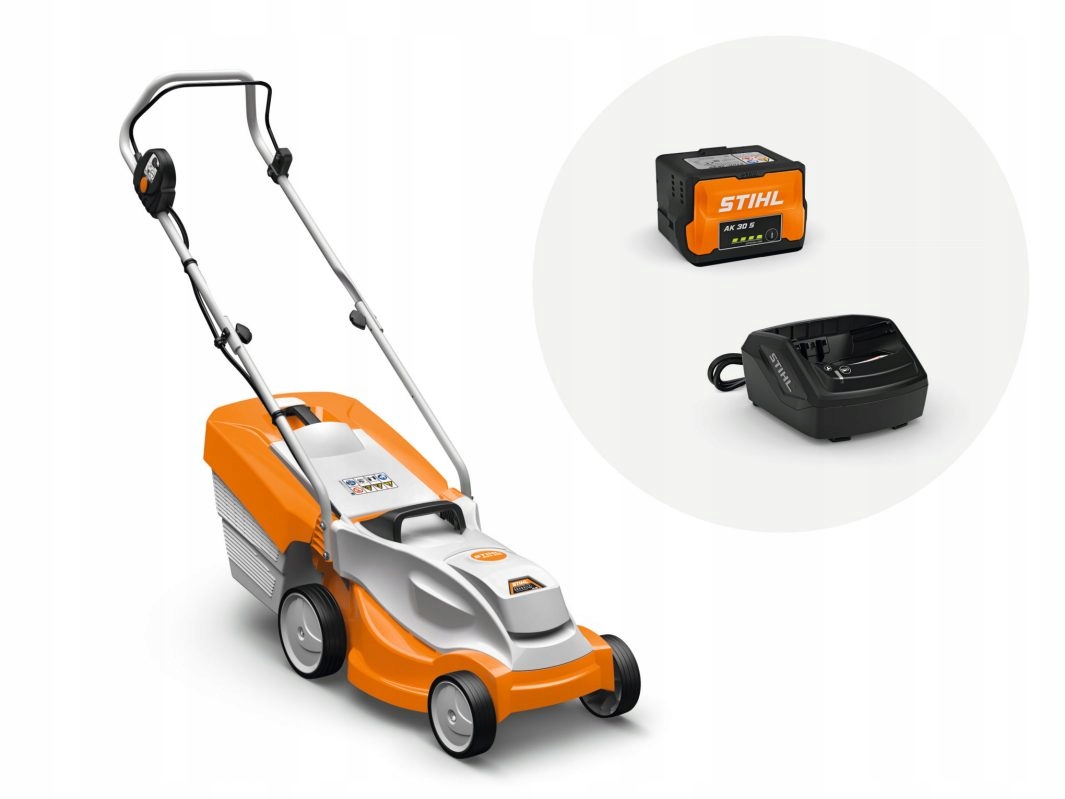 Akumulátorová sekačka Stihl RMA235 Set na sekání trávy, baterie Ak 30S