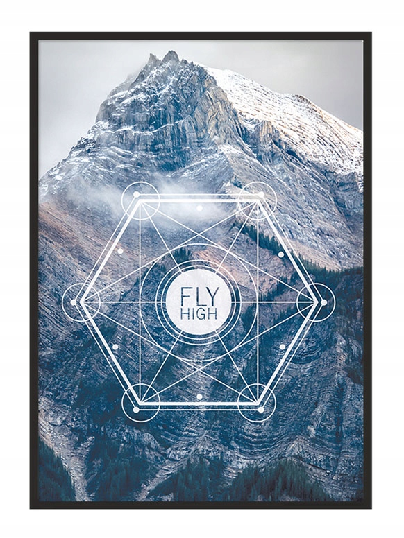 

Obraz Plakat W Ramie 53x73 cm Fly P662