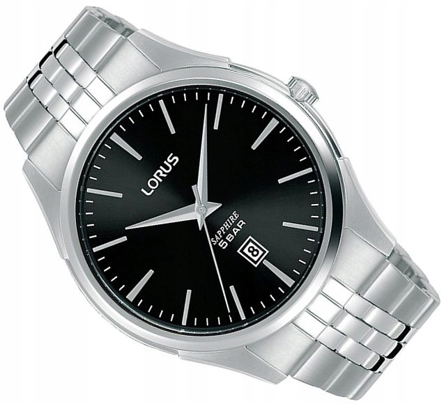 Nové Elegantní Pánské Hodinky Lorus RH945NX9 Ocelové S Datem Safír Box 42 mm