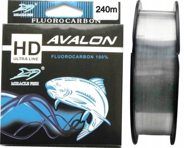 

Żyłka Avalon Fluocarbon 0,25mm 9kg. 240 m.