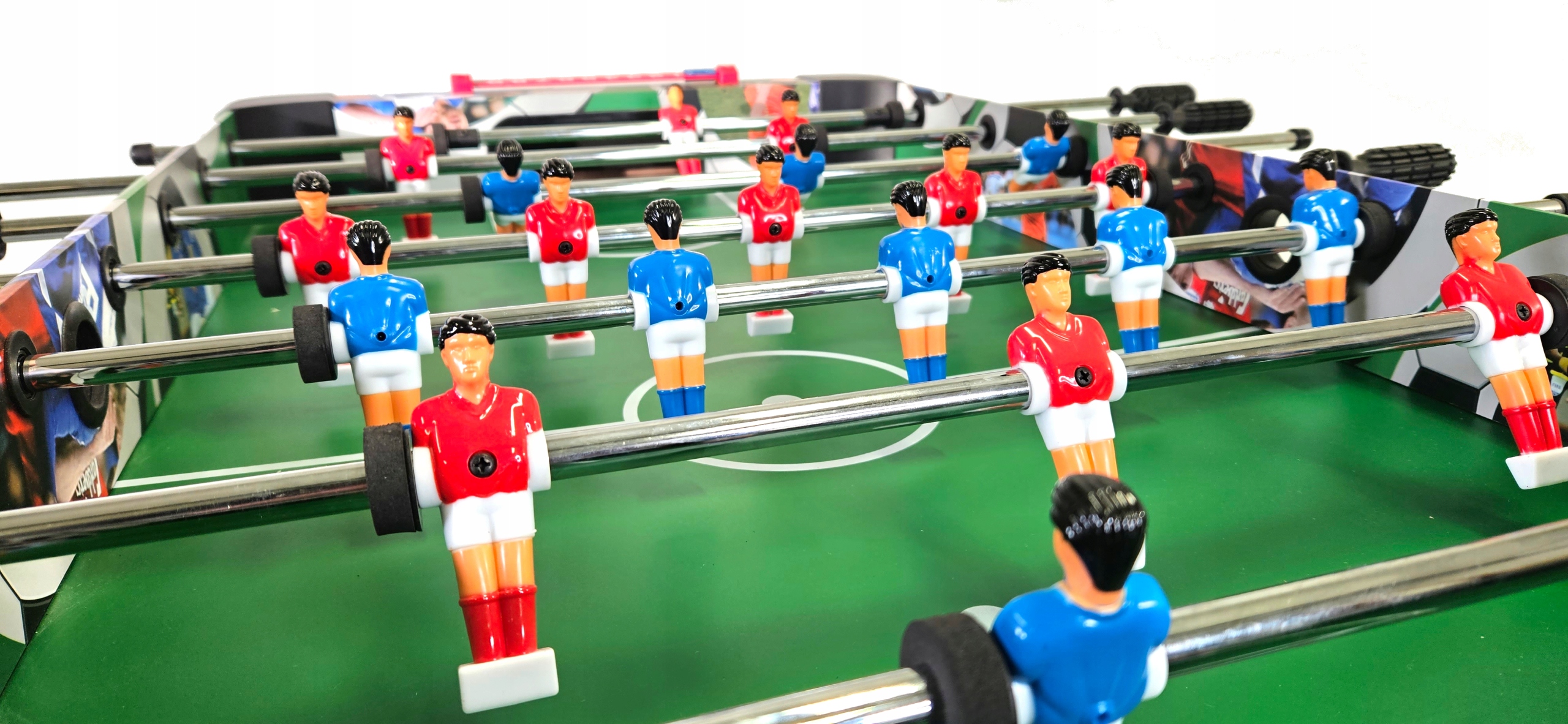 PIŁKARZYKI STOŁOWE PIŁKA NOŻNA STÓŁ DO PIŁKARZYKÓW 18 ZAWODNIKÓW CERTYFIKAT Kolor stołu inny