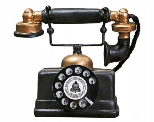 Stary Retro Telefon Stacjonarny Ornament Marka inna
