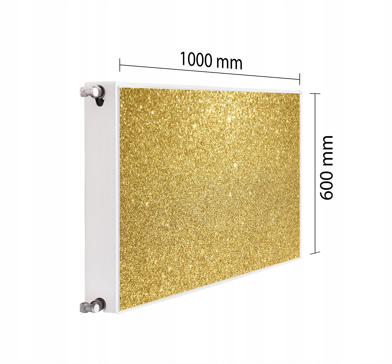 Kryt Na Radiátor Maskovač 100x60 Zlatá Podložka Magnet