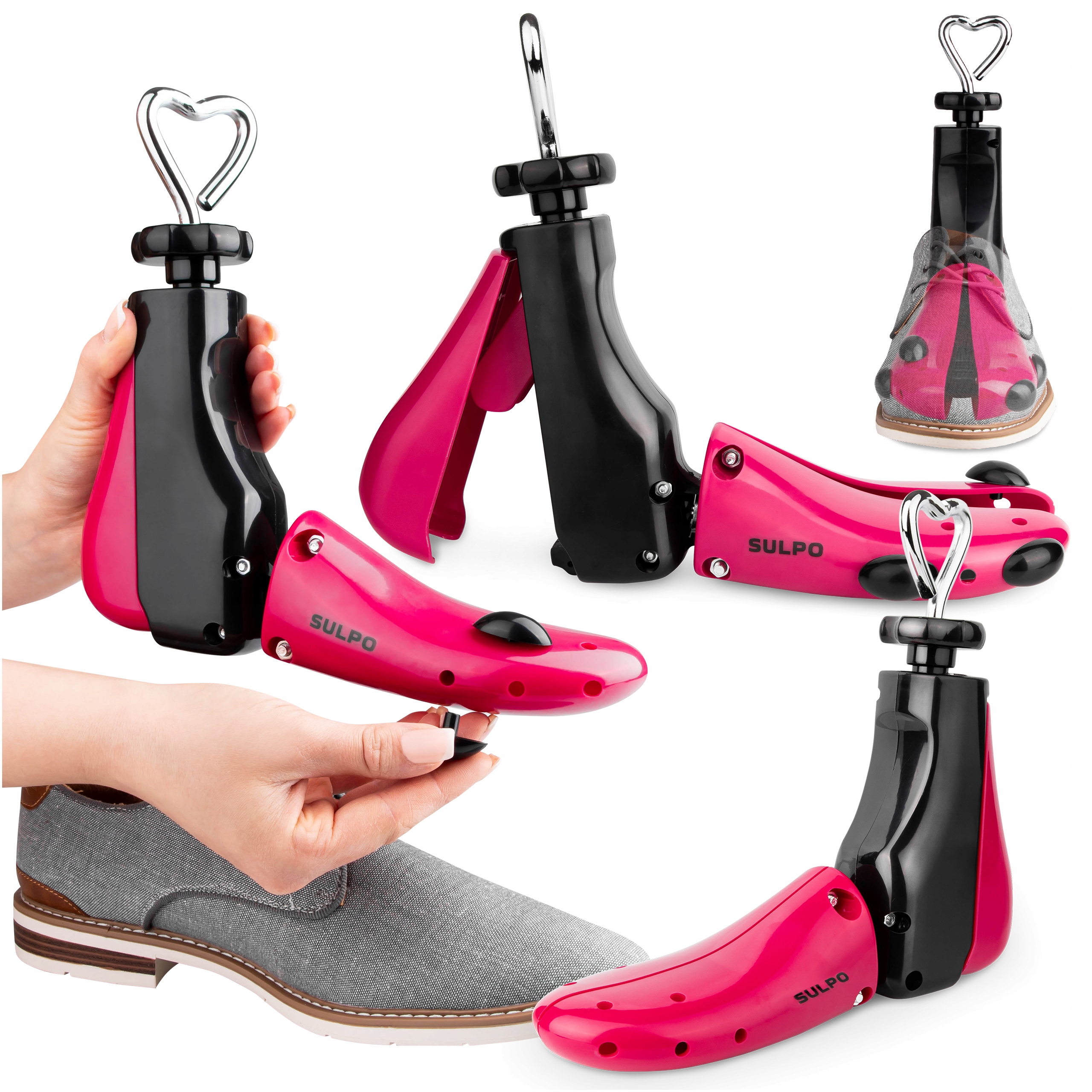 napínáky do bot Roztahovací ploché boty těsné boty 39-43