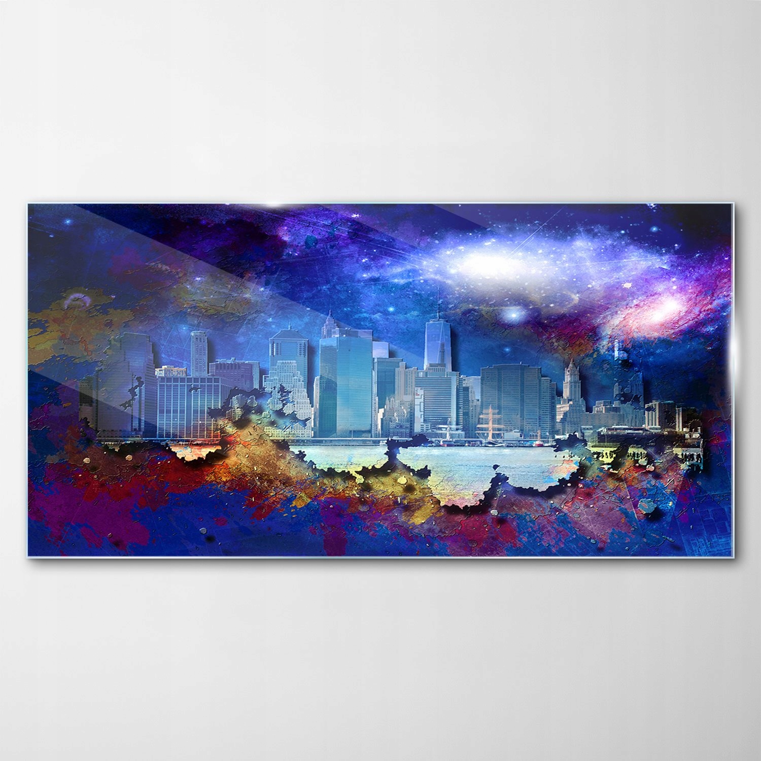 Obraz na skle Dekor Krajina New York 100x50