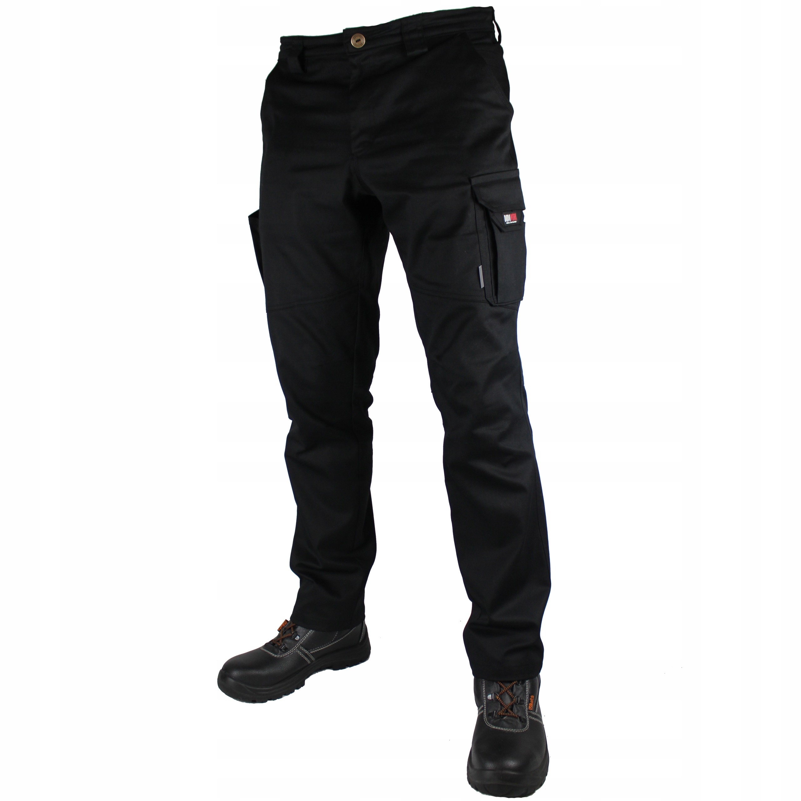 SPODNIE ROBOCZE BHP DuduWork Czarne Elastyczne 56 EAN (GTIN) 5905778592632