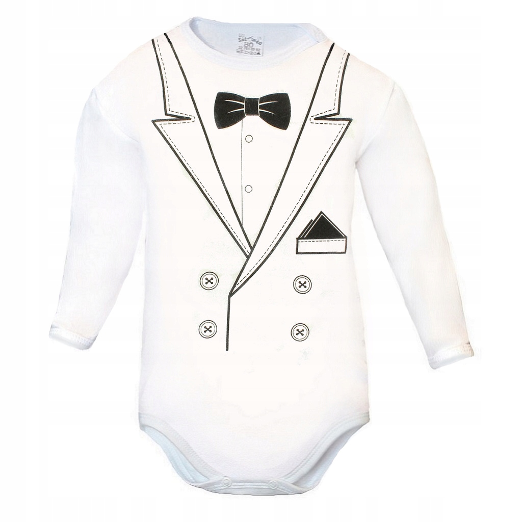 

białe body niemowlęce do chrztu r. 68