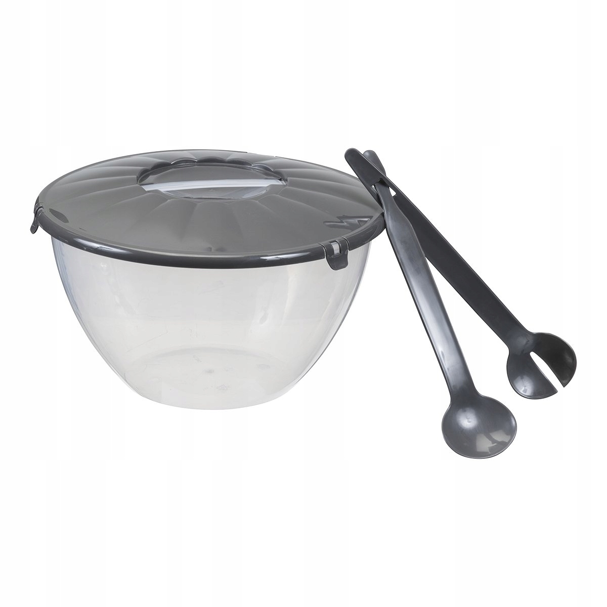 

Miska Do Sałaty Sałatek Z Pokrywa Sztućce 7L Łyżka