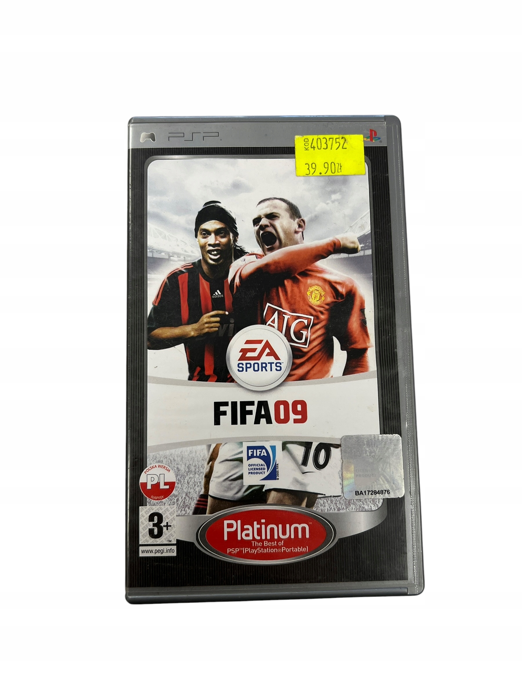 FIFA 09 PlayStation Portable (PSP) pudełkowa