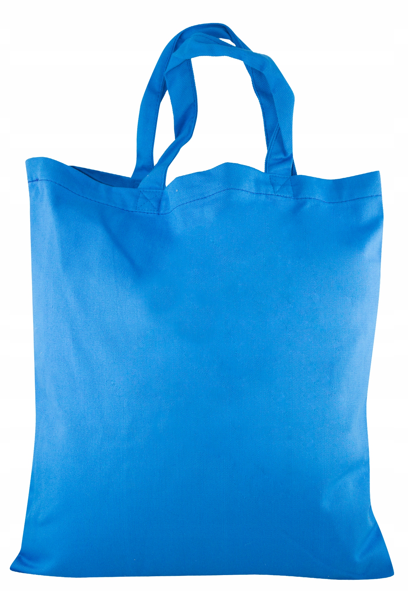 

Torba bawełniana zakupowa 38x42 niebieska 220g