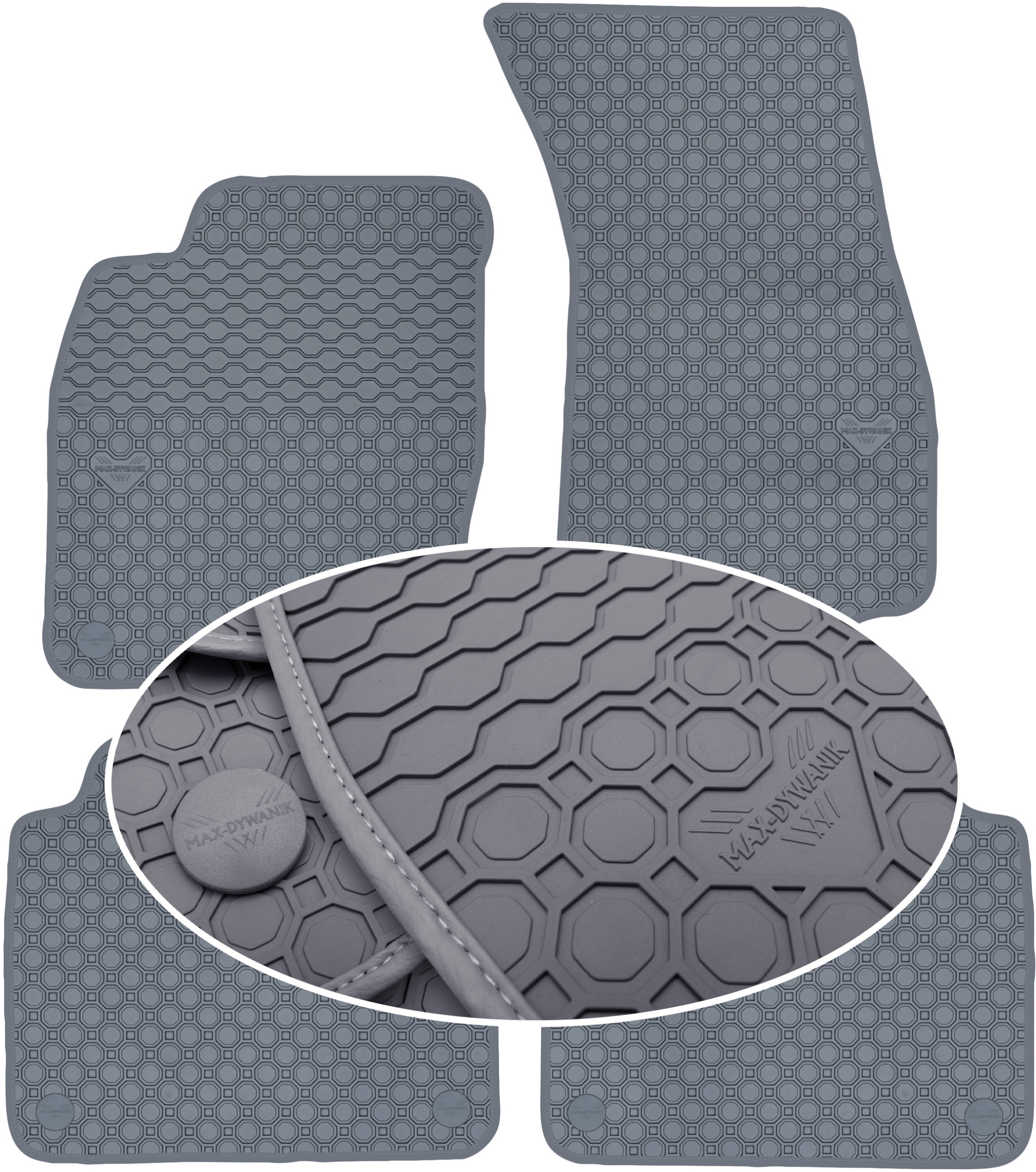 Audi A8 D5 2018 Koberce Šedé