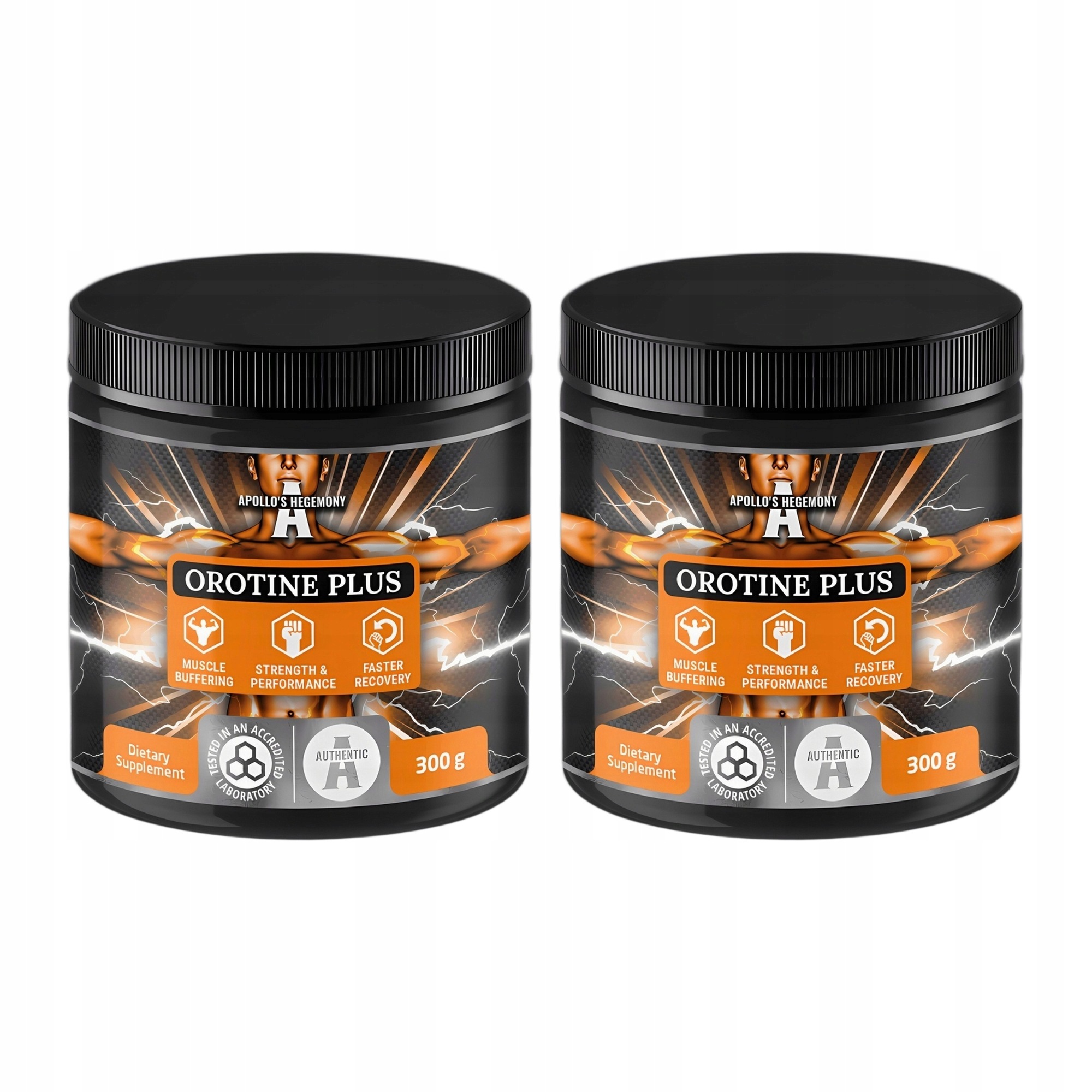 2x Apollo's Hegemony Orotine Plus 300 g Kreatin Betain prášek