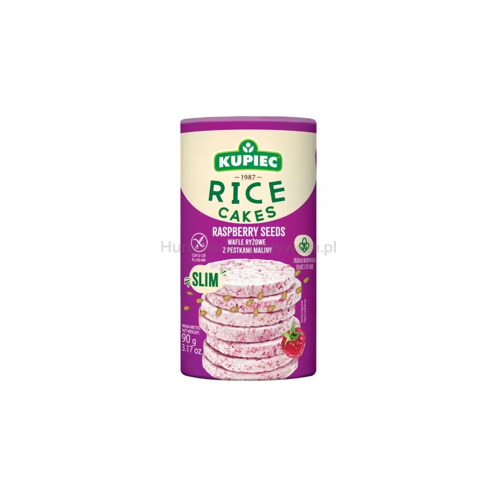 Kupiec Rýžové oplatky se sušenými malinovými jádry 90 g