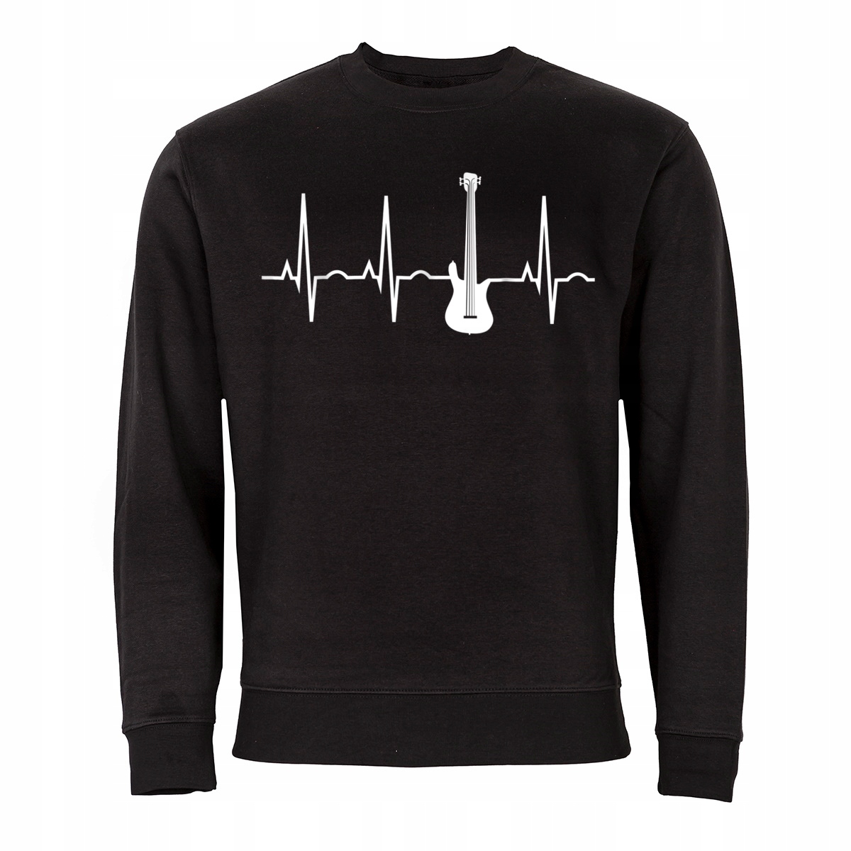 

Czarna Bluza Muzyczna Dla Muzyka Gitara Kardiogram