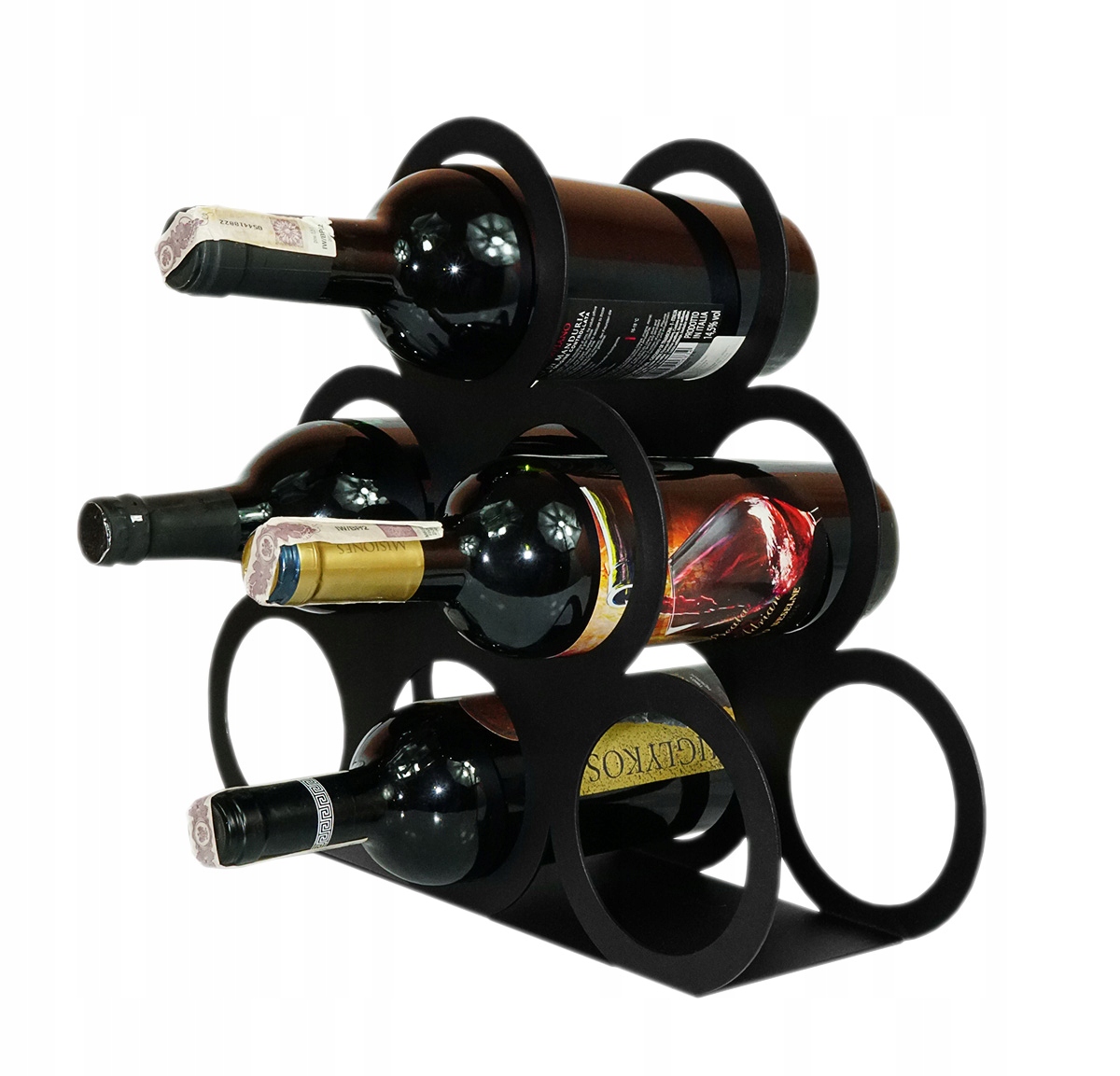 

Stoajk Na Wino Wina Butelki Czarny Loft
