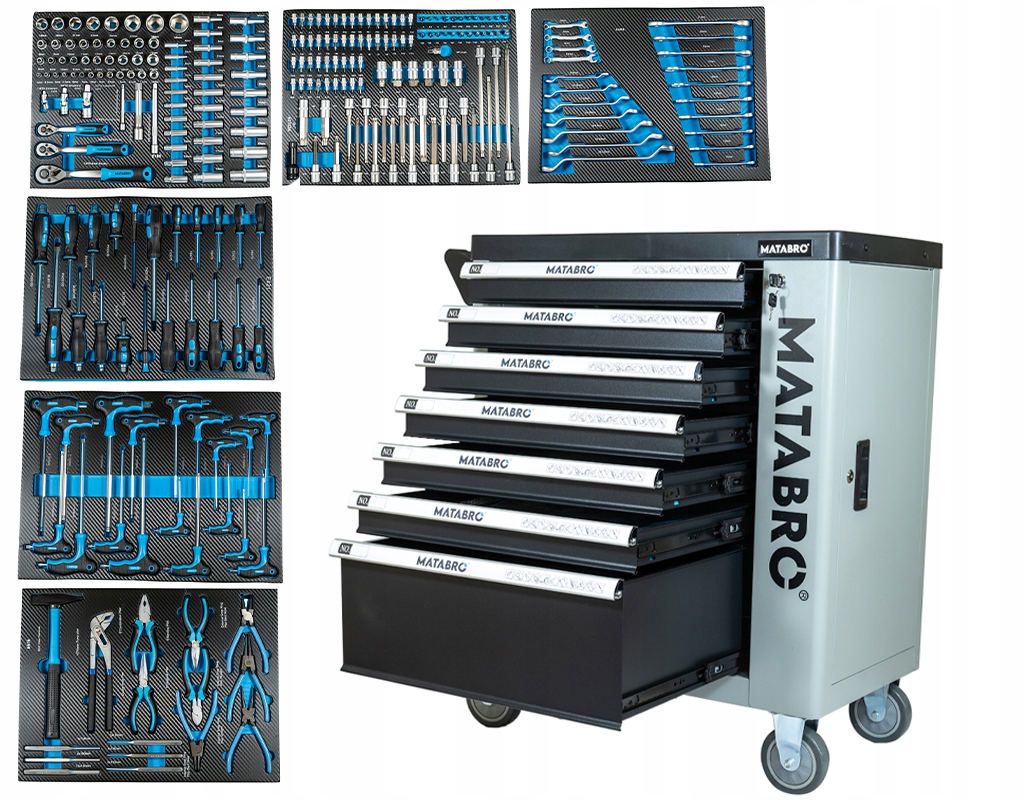 Matabro MB-TC01, Dílenský vozík s nářadím 251 ks