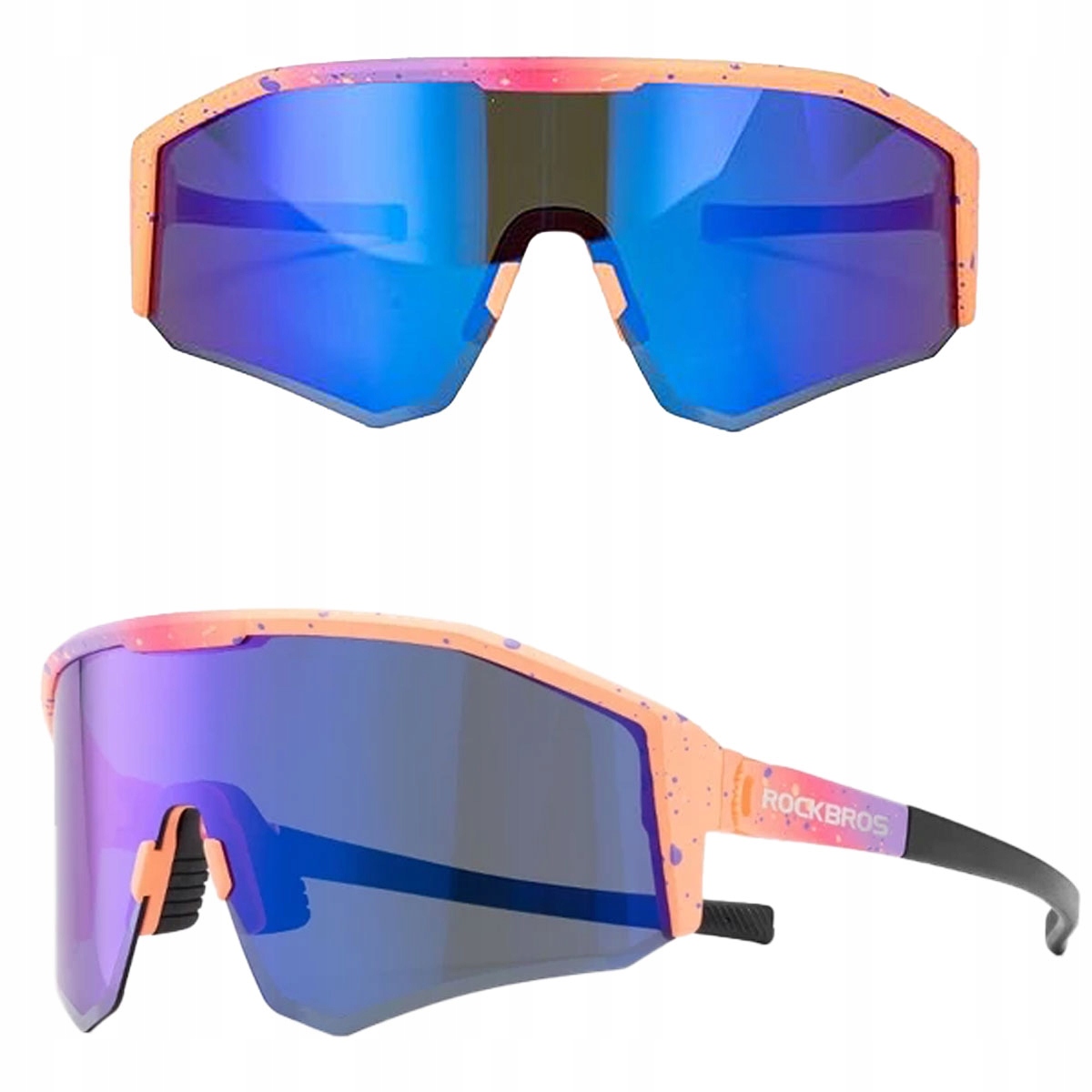 Okulary na rower polaryzacyjne, sportowe, do biegania, wytrzymałe, Rockbros