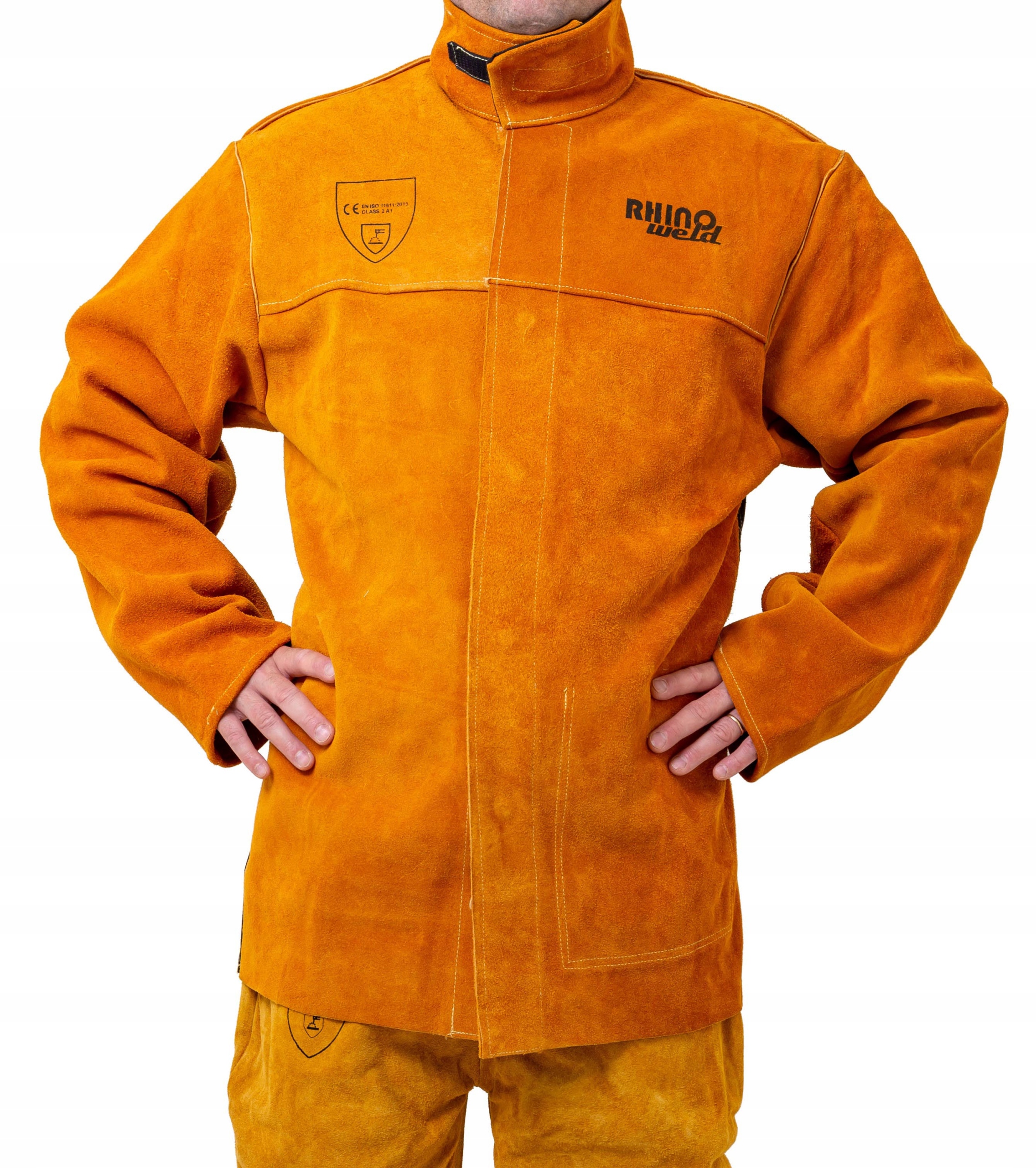 Kurtka spawalnicza Rhinoweld skóra bydlęca nici Kevlar rozmiar L