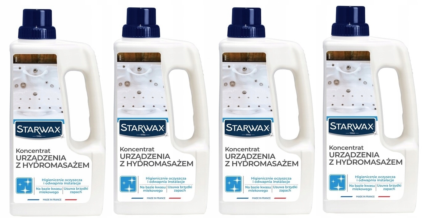Levně 4xSTARWAX Koncentrát Hydromasážního Zařízení 1 L