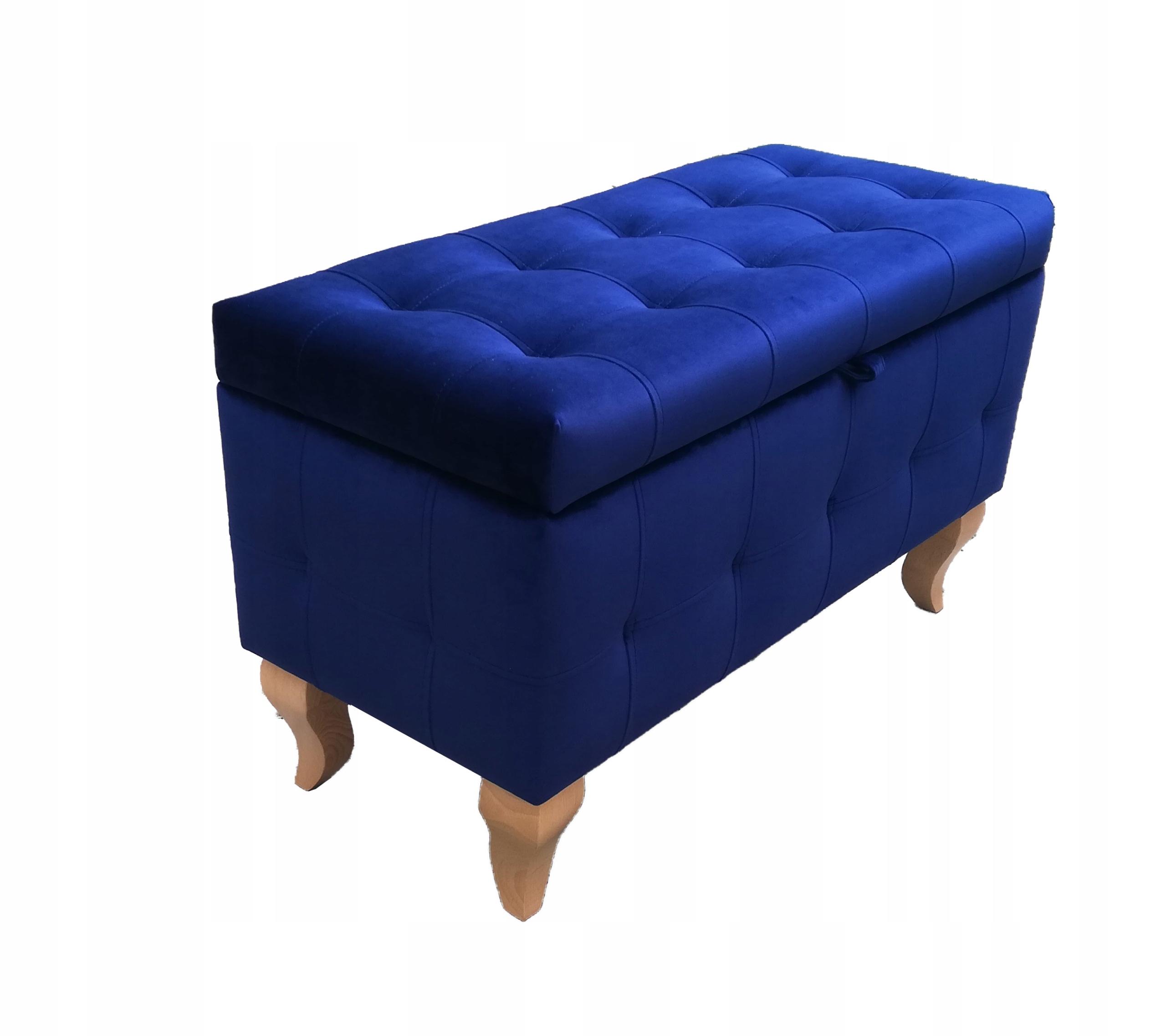 Lavička Taburet s prošívaným čalouněním a skříňkou