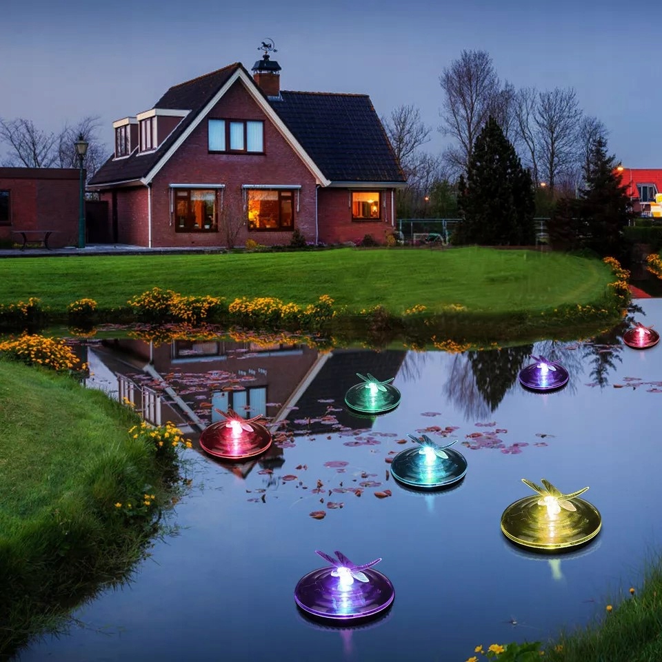 LAMPA SOLARNA PŁYWAJĄCA DO BASENU OCZKA JACUZZI OGRODU 7 KOLORÓW LED RGB Kod producenta 345