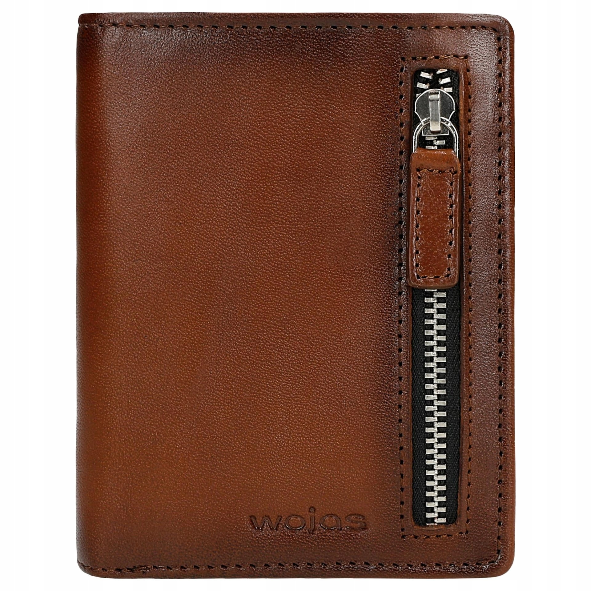 Hnědá pánská peněženka se zipem