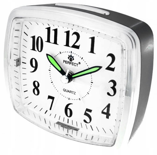 

Mały Analogowy Budzik Na Baterie Perfect Cichy