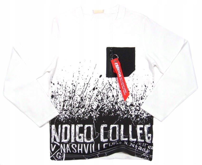 

Bluzka młodzieżowa bawełna 2203 Nashville 134 biał