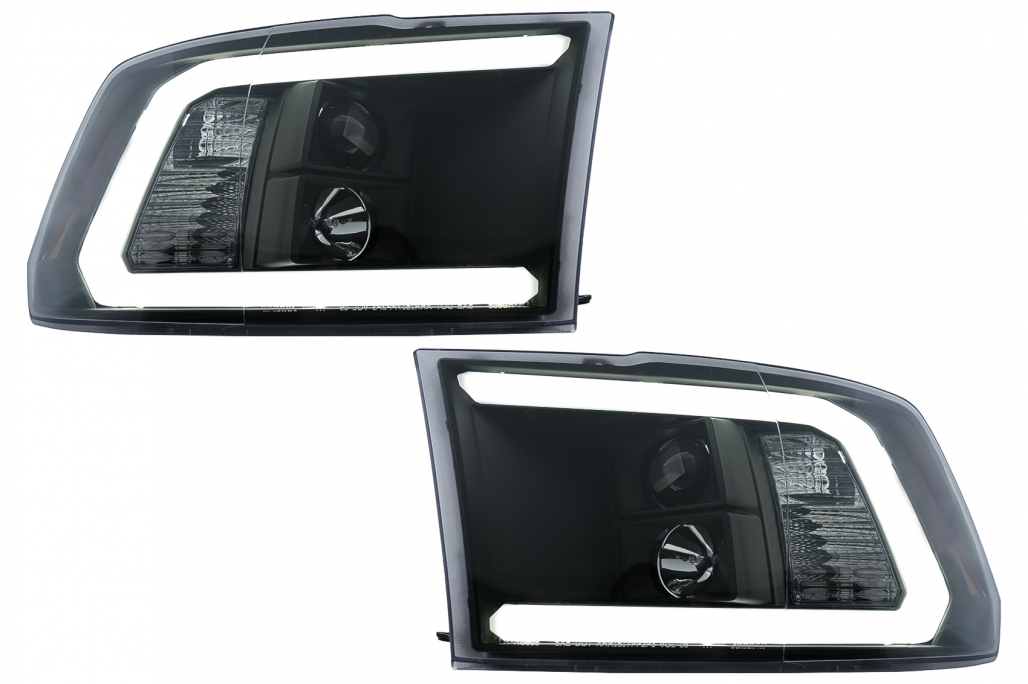 LAMPY PRZEDNIE LED DODGE RAM IV (2009-2018) BLACK