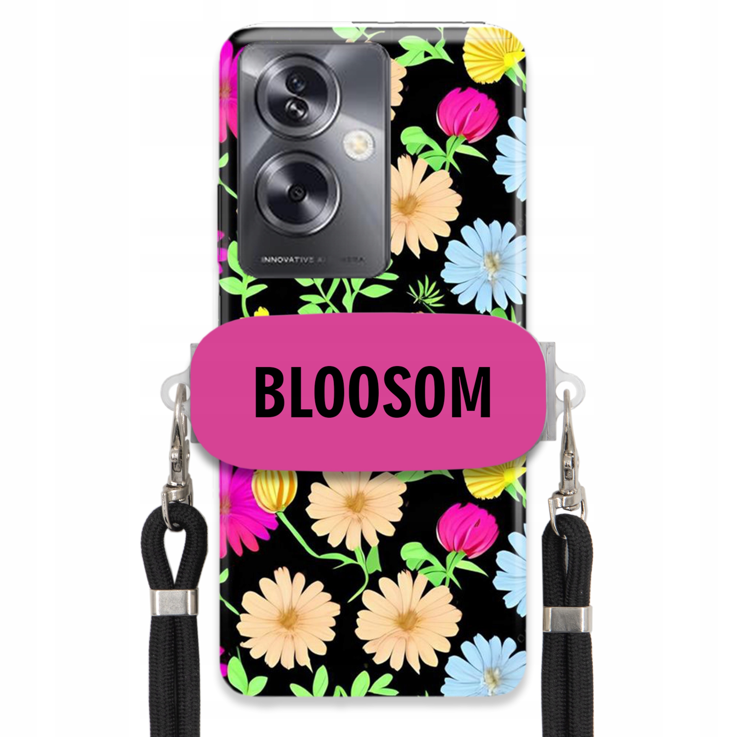 Pouzdro Držák Crossbody pro Oppo A79 5G Kryt Case Květiny Bloosom Flower
