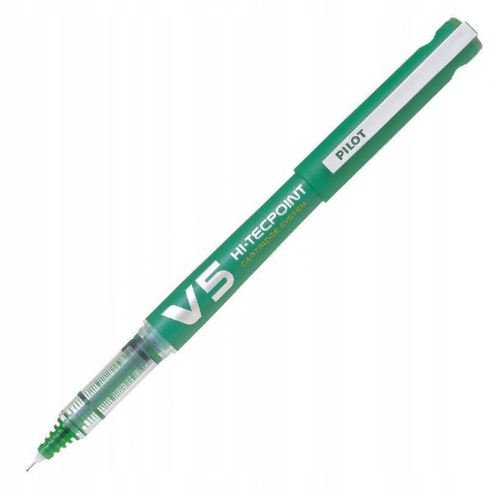 

Cienkopis Pilot V5 na wkłady cartridge zielony