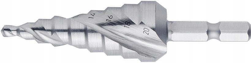 Stupňovitý vrták typu bit, univerzálny, Hss 6-30 mm