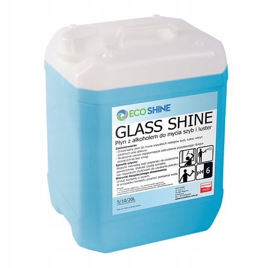 Levně Eco Shine Glass Shine Čistič skel a zrcadel 10 L