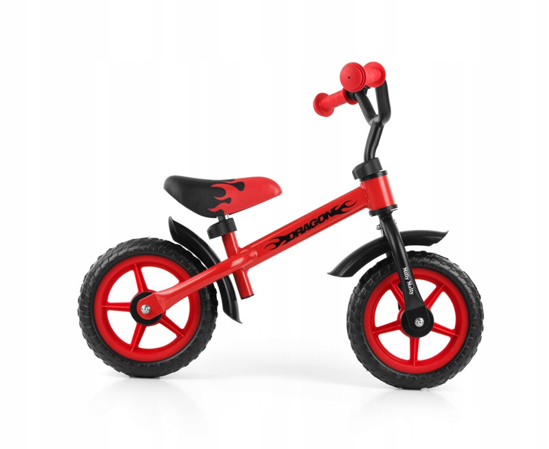 Milly Mally Rowerek Biegowy Dragon 10" Czerwony