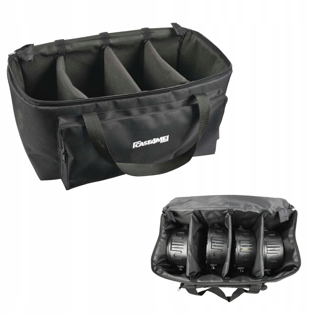 Torba Transportowa Pokrowiec Na 4szt Par Led Slim Flat Efekt CASE4ME