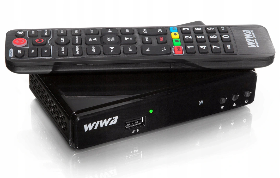 Dekoder Tuner Wiwa TV Naziemnej DVB-T2 H.265 LITE Marka Wiwa