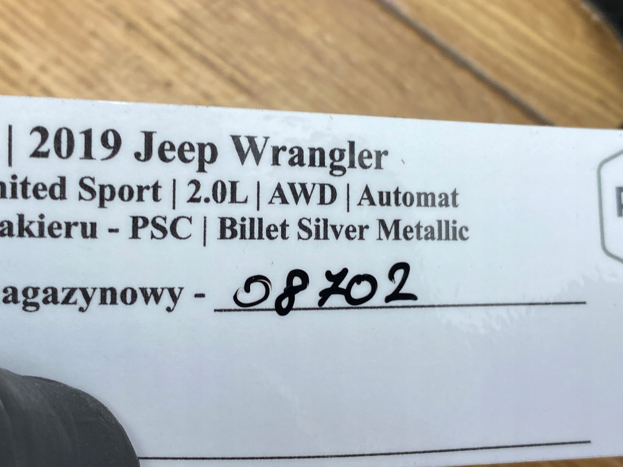 LEVA CAMBIO Jeep Wrangler JL 2018+ USA
