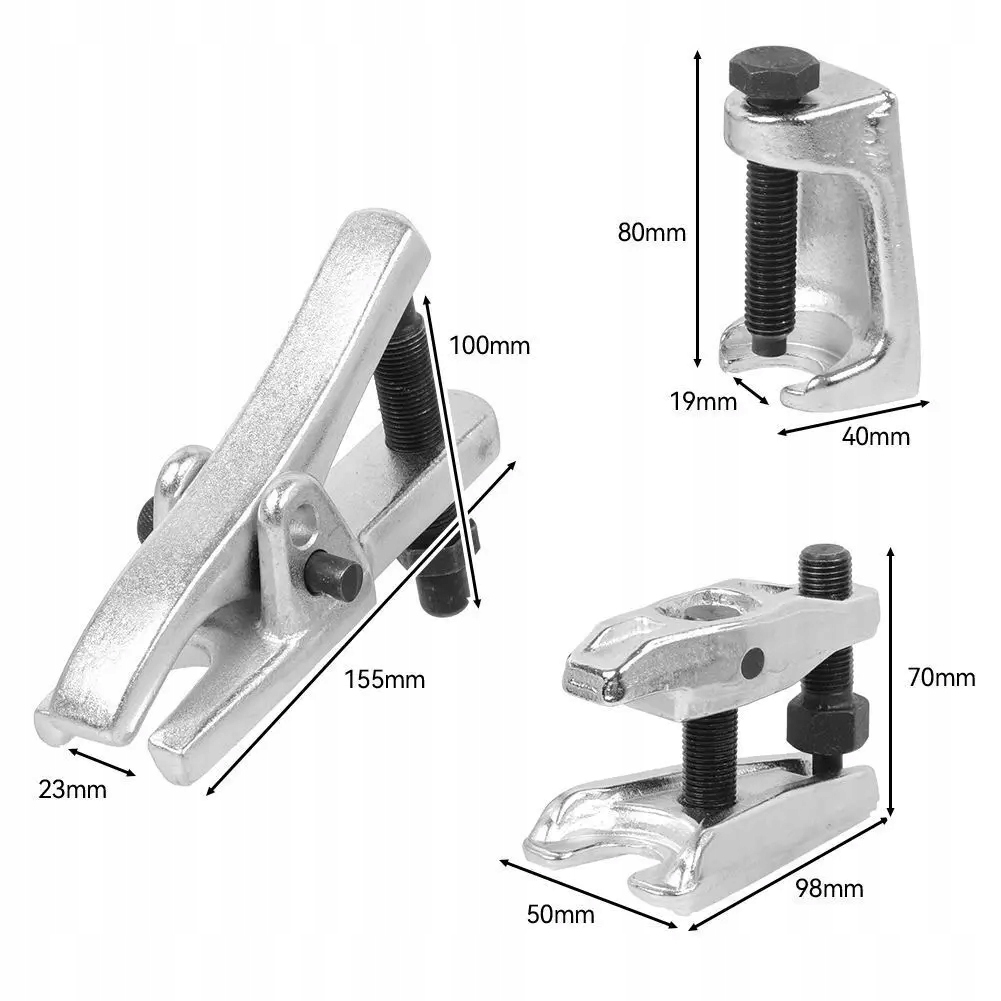 3-elementowy Zestaw Ściągaczy do Przegubów Kulowych i Końcówki Drążka Kod producenta PLRML4