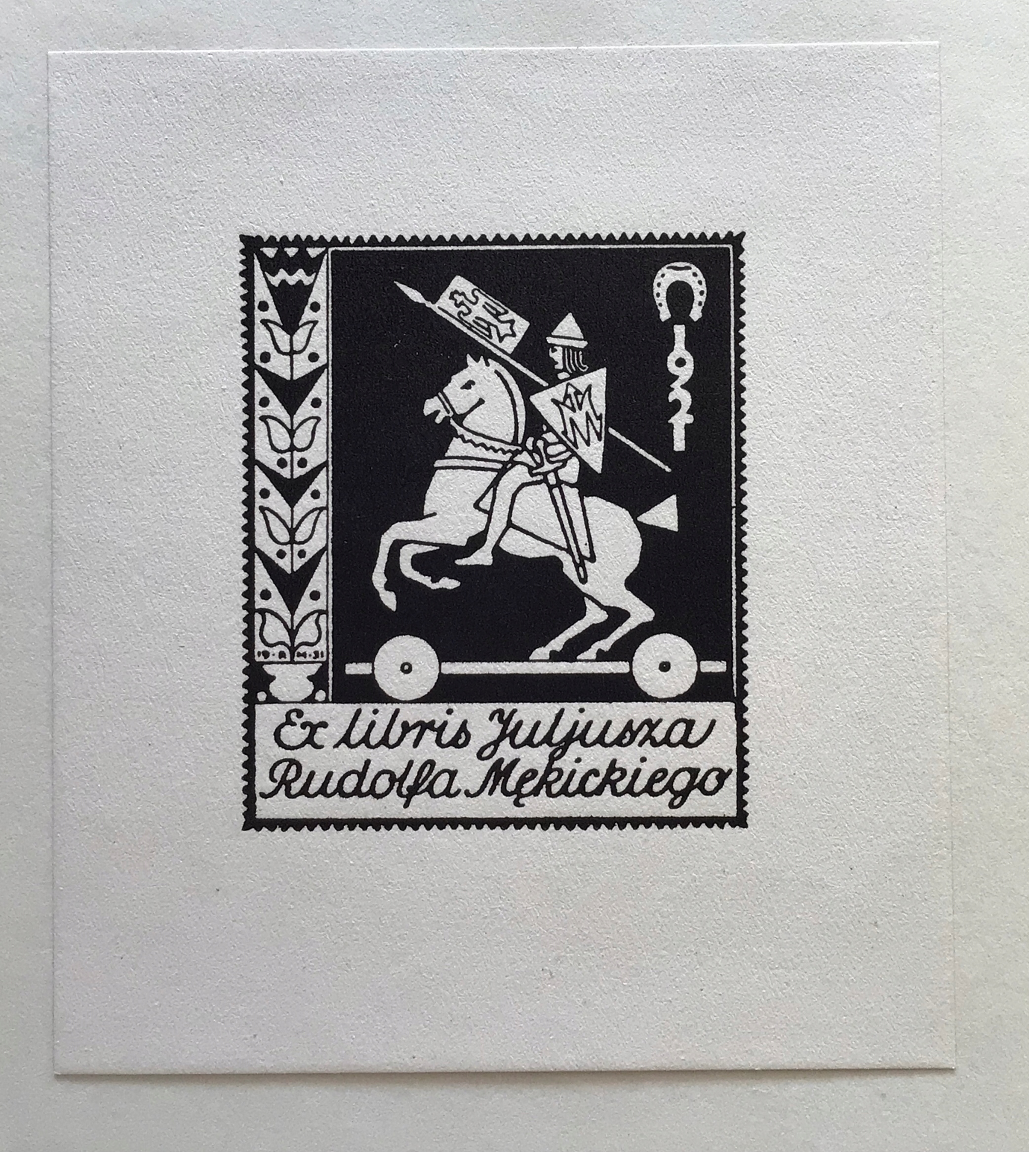Ex-libris Rudolf Mękicki